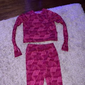 Girls Long underwear matching set